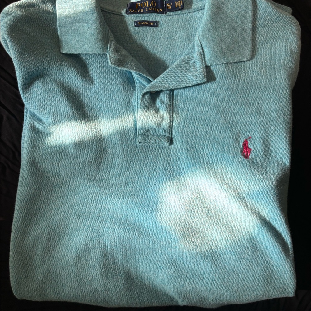 Polo by Ralph Lauren Men's Sky Blue Polo Shirt